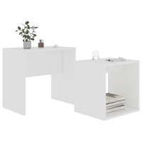 Coffee Table Set White 48x30x45 cm Living room Kings Warehouse 