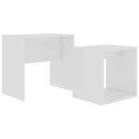 Coffee Table Set White 48x30x45 cm Living room Kings Warehouse 