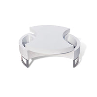 Coffee Table Shape-adjustable High Gloss White Kings Warehouse 