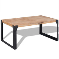 Coffee Table Solid Acacia Wood 100x60x45 cm Kings Warehouse 