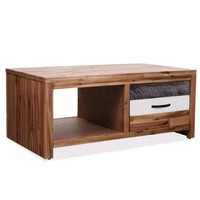 Coffee Table Solid Acacia Wood 90x50x37.5 cm Kings Warehouse 