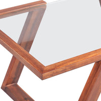 Coffee Table Solid Acacia Wood Brown 100x50x40 cm Kings Warehouse 