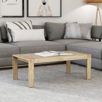 Coffee Table Solid Brushed Acacia Wood 110x60x40 cm Kings Warehouse 