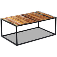 Coffee Table Solid Reclaimed Wood 100x60x40 cm Kings Warehouse 