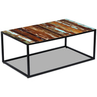 Coffee Table Solid Reclaimed Wood 100x60x40 cm Kings Warehouse 