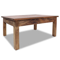 Coffee Table Solid Reclaimed Wood 98x73x45 cm Kings Warehouse 