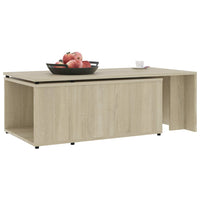 Coffee Table Sonoma Oak 150x50x35 cm Kings Warehouse 