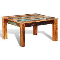Coffee Table Square Reclaimed Wood Kings Warehouse 