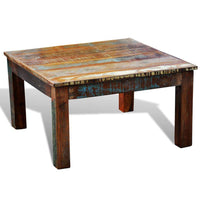 Coffee Table Square Reclaimed Wood Kings Warehouse 