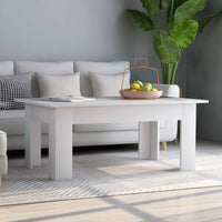 Coffee Table White 100x60x42 cm