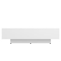 Coffee Table White 115x60x31 cm living room Kings Warehouse 