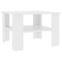 Coffee Table White 60x60x42 cm Living room Kings Warehouse 