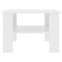 Coffee Table White 60x60x42 cm Living room Kings Warehouse 