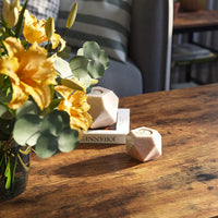 Coffee Table with Dense Mesh Shelf Rustic Brown living room Kings Warehouse 