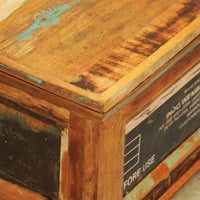 Coffee Table with Storage Vintage Reclaimed Wood Kings Warehouse 