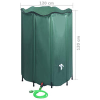 Collapsible Rain Water Tank with Spigot 1500 L Kings Warehouse 