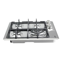 Comfee 60cm Gas Cooktop Stainless Steel 4 Burners Kitchen Stove Cook Top NG LPG Appliances Supplies Kings Warehouse 
