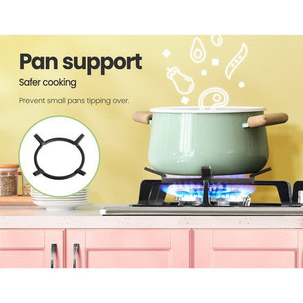 Comfee 60cm Gas Cooktop Stainless Steel 4 Burners Kitchen Stove Cook Top NG LPG Appliances Supplies Kings Warehouse 