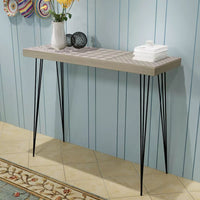 Console Table 90x30x71.5 cm Grey Kings Warehouse 