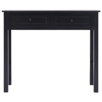 Console Table Black 90x30x77 cm Wood Kings Warehouse 