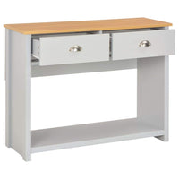 Console Table Grey 97x35x76 cm Kings Warehouse 