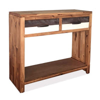 Console Table Solid Acacia Wood 86x30x75 cm Kings Warehouse 
