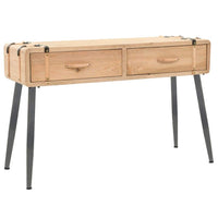 Console Table Solid Fir Wood 115x40.5x76 cm Kings Warehouse 