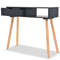 Console Table Solid Pinewood 80x30x72 cm Black Kings Warehouse 