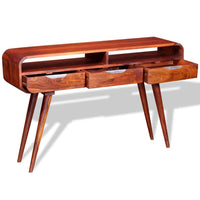 Console Table Solid Sheesham Wood 120x30x75 cm Kings Warehouse 