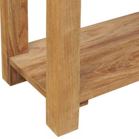 Console Table Solid Teak 120x30x80 cm Kings Warehouse 