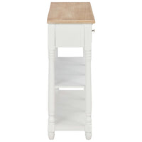Console Table White 120x30x76 cm Kings Warehouse 