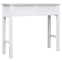 Console Table White 90x30x77 cm Wood Kings Warehouse 