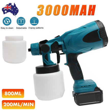 Cordless High Pressure Airless Spray Gun Paint Sprayer For Makita 36V Battery AU Kings Warehouse 