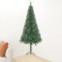 Corner Artificial Christmas Tree Green 150 cm PVC