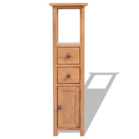 Corner Cabinet 26x26x94 cm Solid Oak Wood Kings Warehouse 