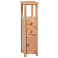 Corner Cabinet 26x26x94 cm Solid Oak Wood Kings Warehouse 