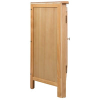 Corner Cabinet 59x36x80 cm Solid Oak Wood Kings Warehouse 