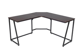 Corner Computer Desk, Sturdy Home Office Gaming Desk for Laptop, Writing Table, Multipurpose Workstation Kings Warehouse 
