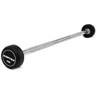 CORTEX 100kg ALPHA Series Fixed Barbell Set with Stand Kings Warehouse 