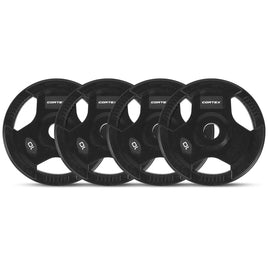 CORTEX 10kg Tri-Grip Olympic Plates 50mm (Set of 4) Kings Warehouse 
