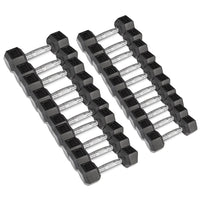 CORTEX 110kg Hex Fixed Dumbbell Set (1-10kg Pairs) Kings Warehouse 