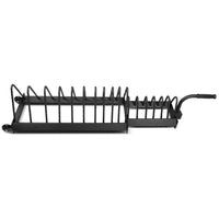 CORTEX 150kg Black Series V2 Rubber Olympic Bumper Plate Set 50mm with 16 Plate Toaster Rack Kings Warehouse 