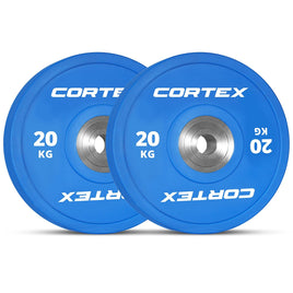 CORTEX 20kg Competition Bumper Plates (Pair) Kings Warehouse 