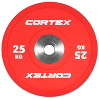 CORTEX 25kg Competition Bumper Plates (Pair) Kings Warehouse 