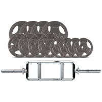 CORTEX 40kg Tri Bar Standard Weight Set 25mm Kings Warehouse 