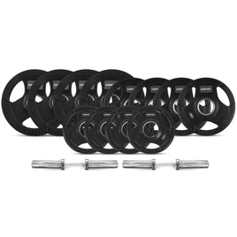 CORTEX 45kg Tri-Grip Olympic Dumbbell Set 50mm Kings Warehouse 