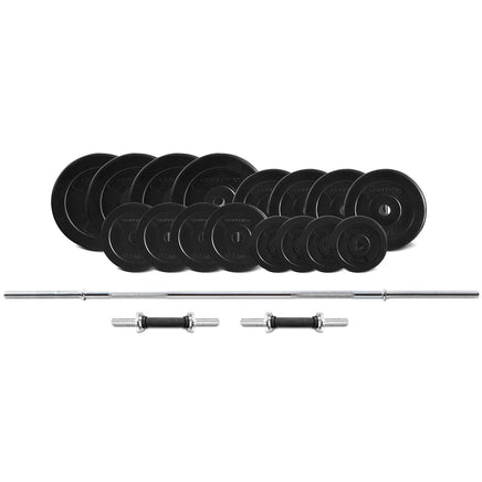 CORTEX 85kg EnduraShell Barbell & Dumbbell Weight Set Click Frenzy: The Main Event Kings Warehouse 