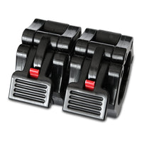 CORTEX 90kg Black Series V2 Rubber Olympic Bumper Plate Set 50mm with SPARTAN100 Barbell Kings Warehouse 