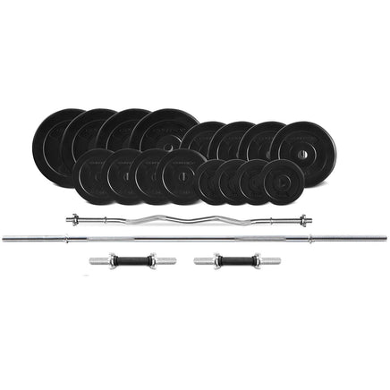 CORTEX 90kg EnduraCast Barbell Weight Set Click Frenzy: The Main Event Kings Warehouse 