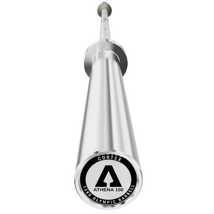 CORTEX ATHENA100 200cm 15kg Womens' Olympic Barbell With Lockjaw Collars Kings Warehouse 